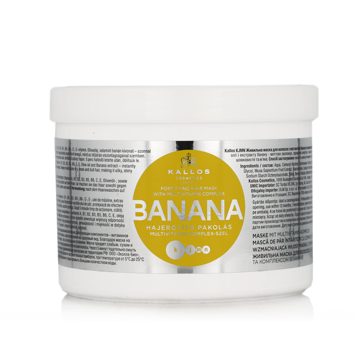 Hårinpackning Kallos Cosmetics Banana 500 ml